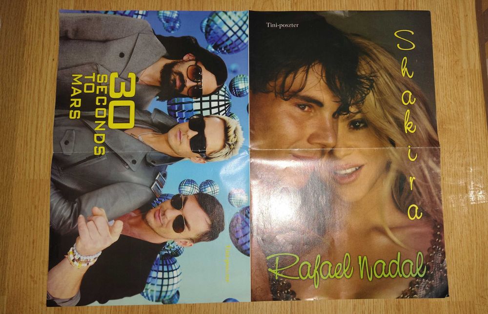 Diverse postere cu cantareti si trupe muzicale