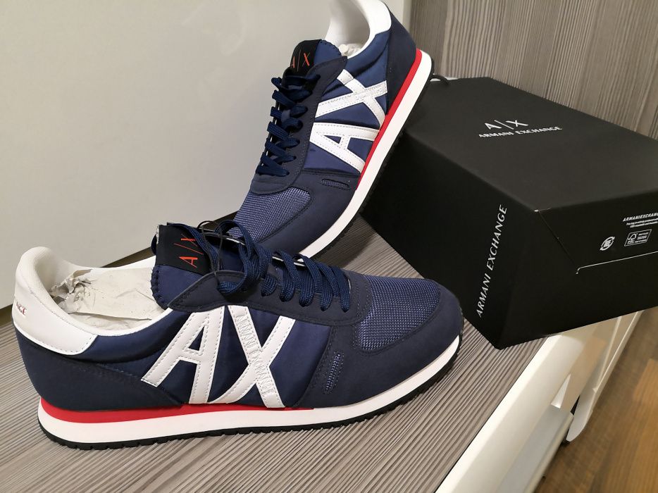Sneakers adidasi Armani Exchange, marimea 44, 100% autentici, noi