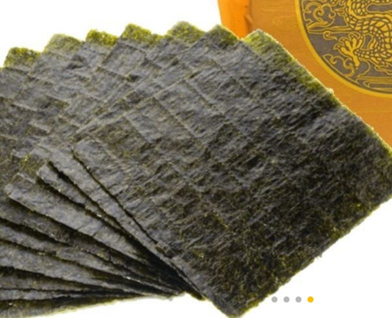 Водоросли нори сушеные листовые