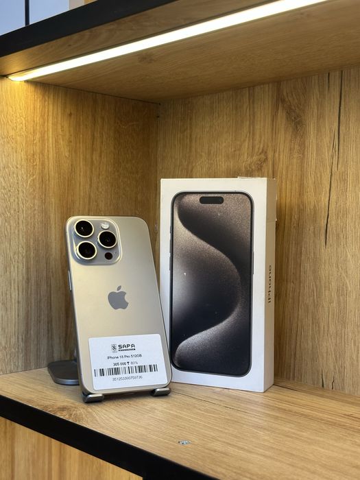 Iphone 15 pro 512gb    Natural titanium