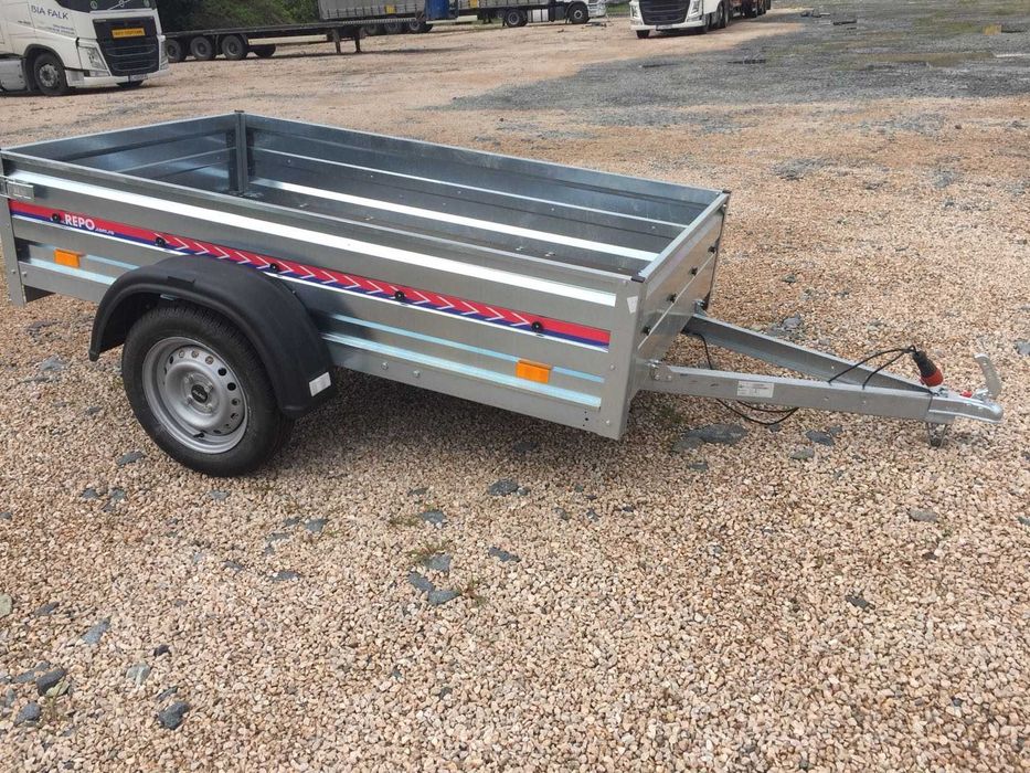 Remorca 750 kg,205X115X68,obloane duble si prelata, carte RAR