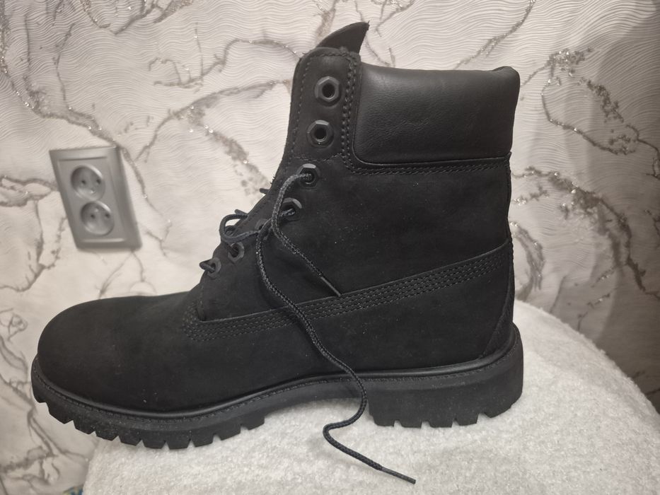 Черные ботинки Timberland premium waterproof