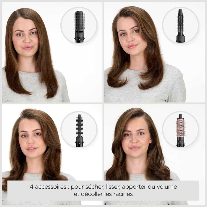 Четка с горещ въздух BaByliss Smooth Finish AS122E, 1200W