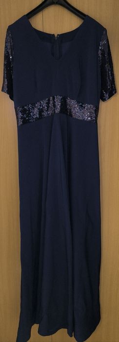 Vând rochie de seara, bleumarin, mărimea L