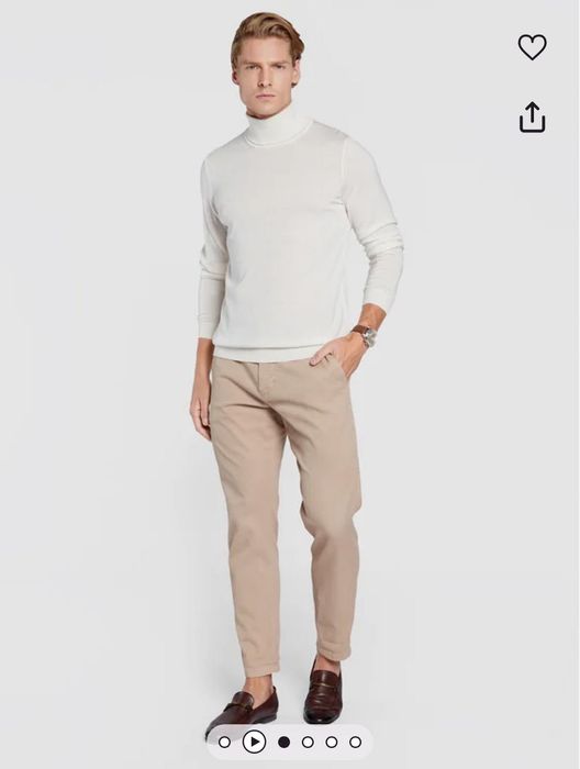 Пуловер тип поло BOSS