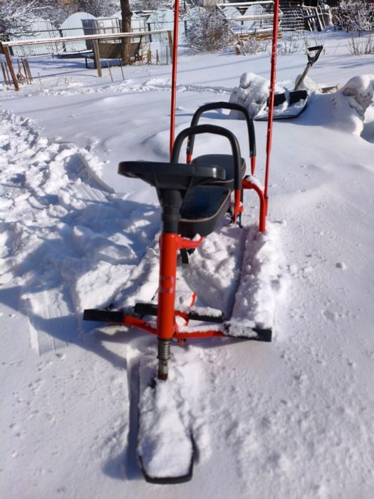 Снегокат двухместный