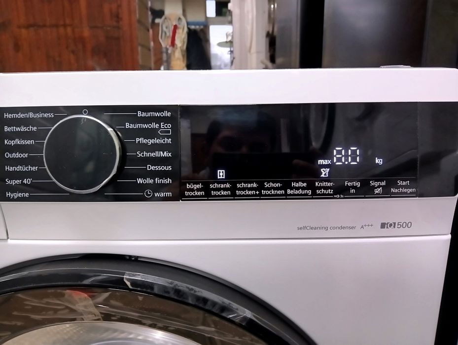 Чисто нова сушилня с термопомпа Siemens IQ 500 A+++ 8кг2годинигаранция