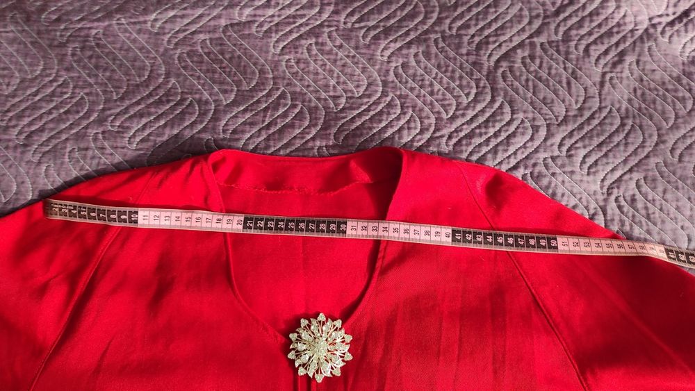 Sacou roșu dama- XL