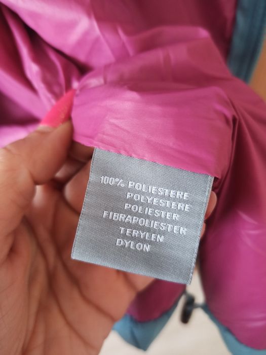 Geaca fâș puf bleu - primavara-toamna