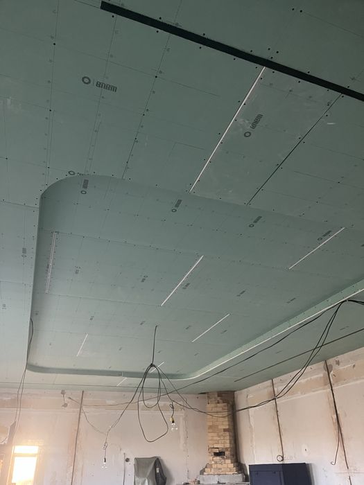 Услуги  монтаж гипсокартона