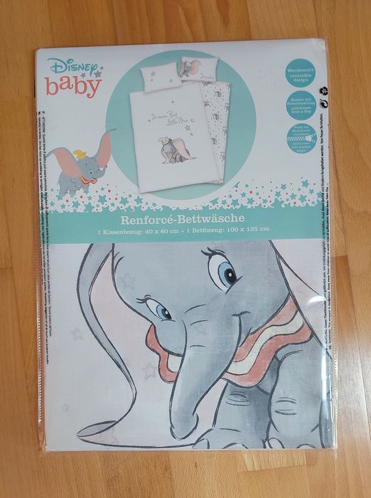 Lenjerie pat copii Disney Dumbo 100x135