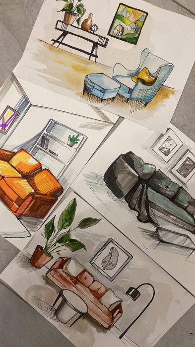 Художественные работы/студенческие рисунки