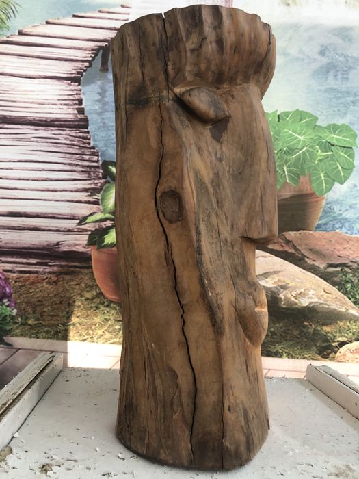 Sculptura deosebita in lemn