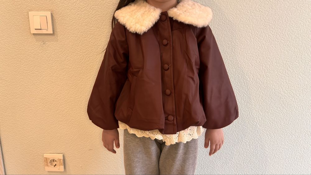 Десткая кожанка с подкладом