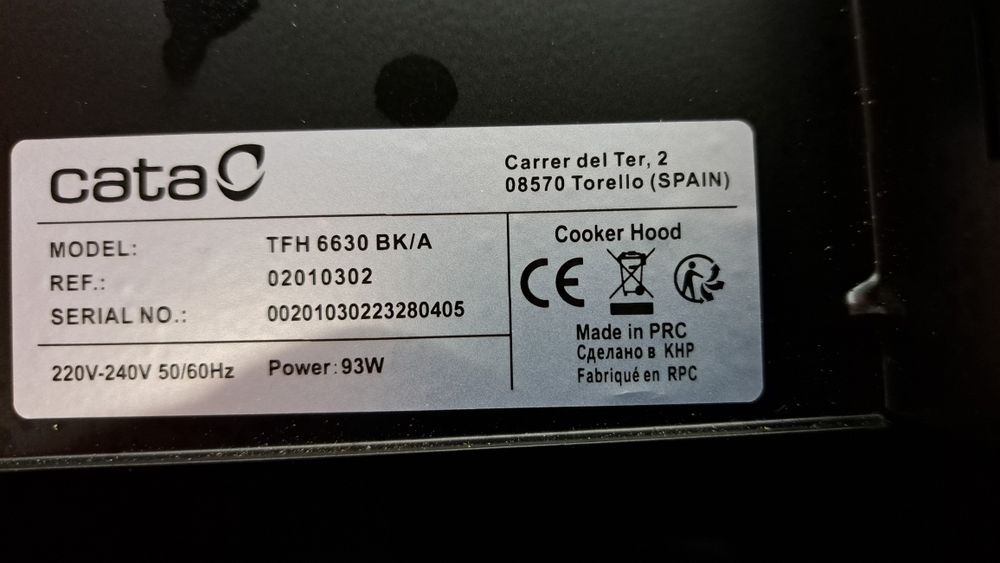 Filtre Hota Cata TFH6630,originale