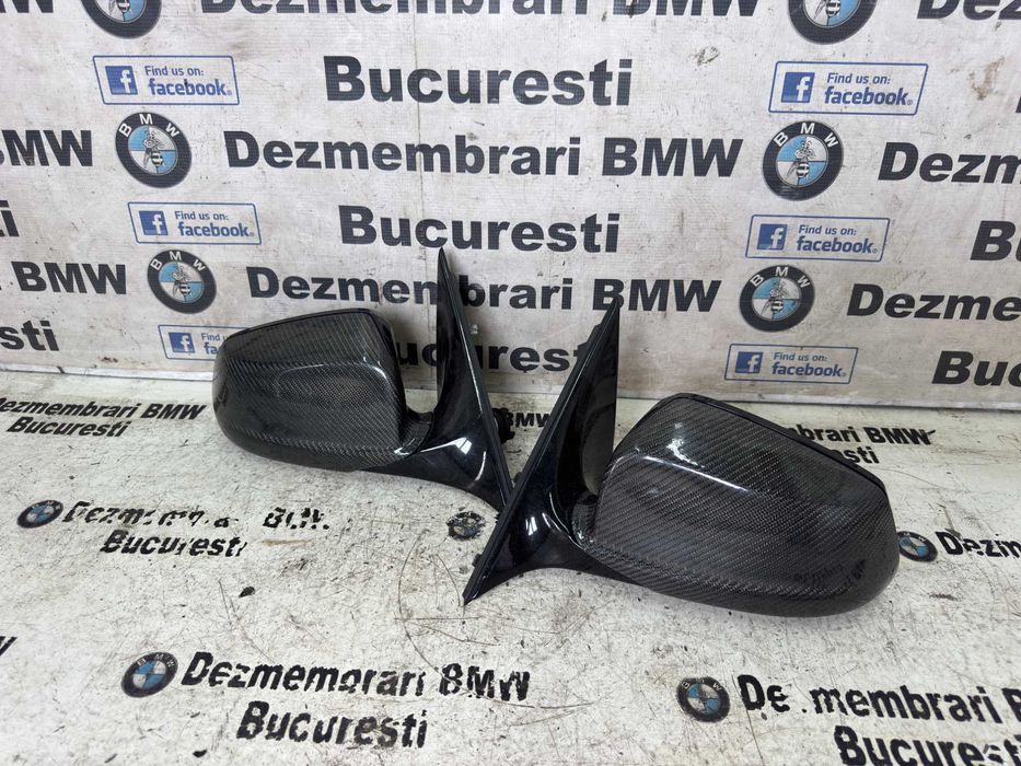 Capace oglinzi carbon stanga dreapta BMW Seria 5 6 7 F07 F10 F11 F06 F12 F13 F01 F02 F03 F04