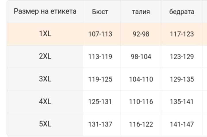 Дамска блуза с дълъг ръкав размер 3ХЛ нова