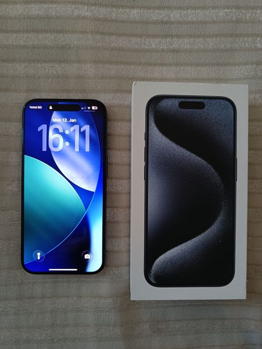 iPhone 15 Pro Blue Titanium