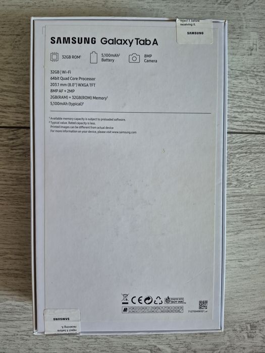 Tableta Samsung Galaxy Tab A (2019) - 8.0 inch - pachet complet