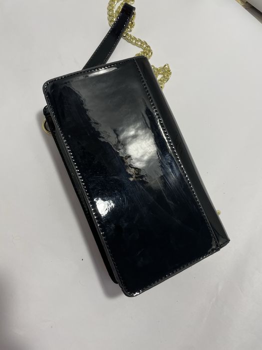 Geanta Prada Neagra Lucioasa