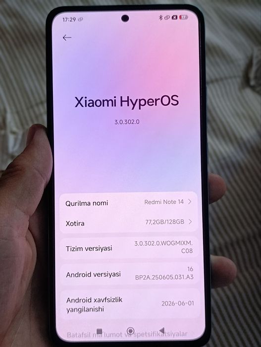 Redmi note 14 sotiladi