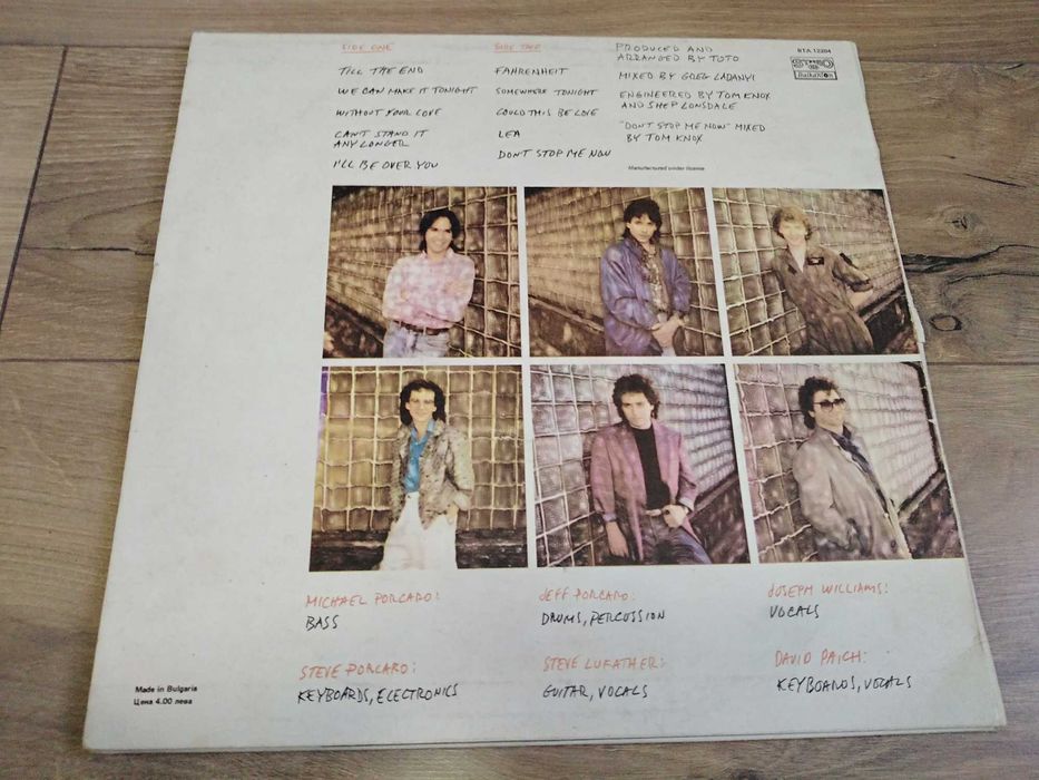 Toto - I'll Be Over You