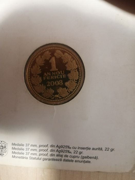 Moneda comemorativa argint