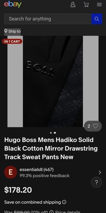 Hugo Boss , XL 36  размер , мъжко долнище ,нов модел ,оригинал
