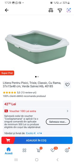 Vând trusou complet pisica