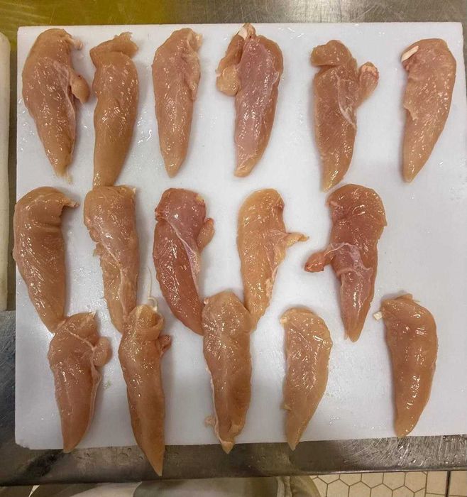 Грудка, малое филе, мясо ЦБ рубленное кусковое