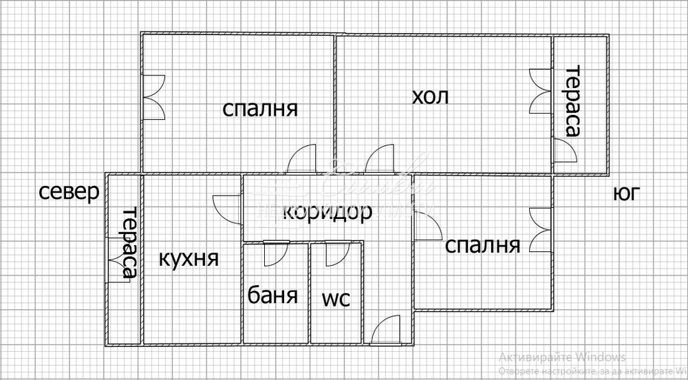 Тристаен апартамент на предпочитан ЧЕТВЪРТИ ЕТАЖ – кв. Пети полк