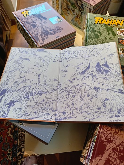 Colecția completa Rahan Altaya 67 volume cartonate, preț 5000 lei.
