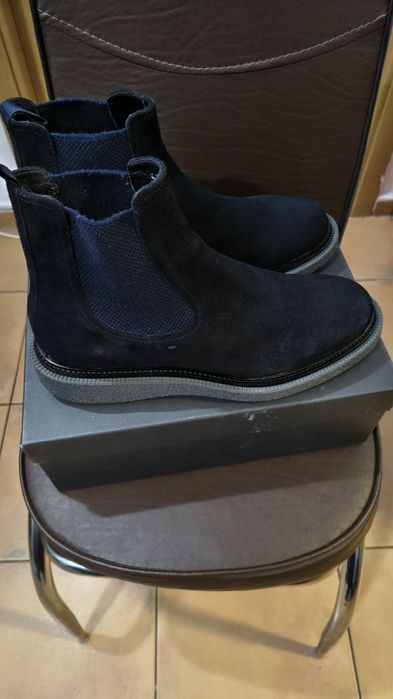 Ghete Musette piele întoarsă