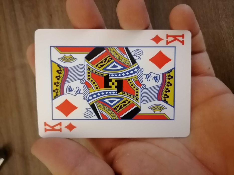 Carti de Joc Poker Trisat Plastifiate - 52 bucăți - Pachet