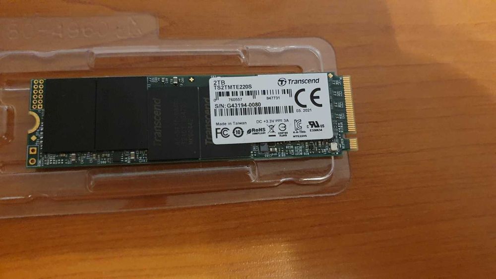 SSD Transcend 220S 2TB PCI Express 3.0 x4 M.2 2280 ts2tmte220s