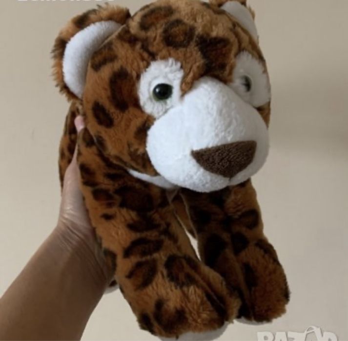 Нова плюшена играчка куче, слон, голям размер