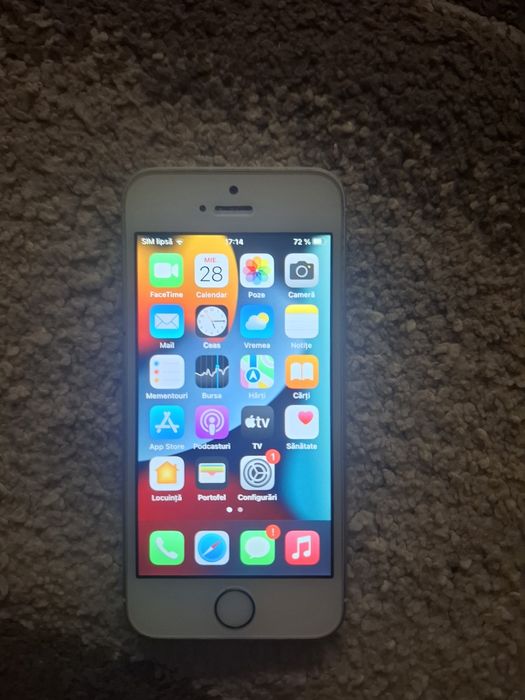 „iPhone SE 2016, stare impecabilă, baterie 87%”