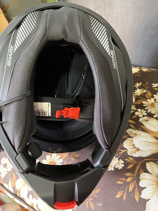 Каска SHARK Evojet black XS размер с интерком