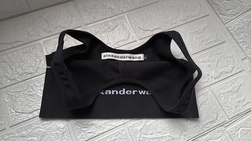 Черен наличен топ Alexander Wang S
