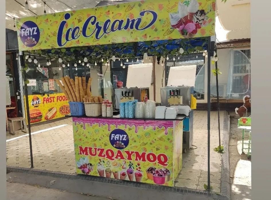 Muzqaymoq frezer arendaga