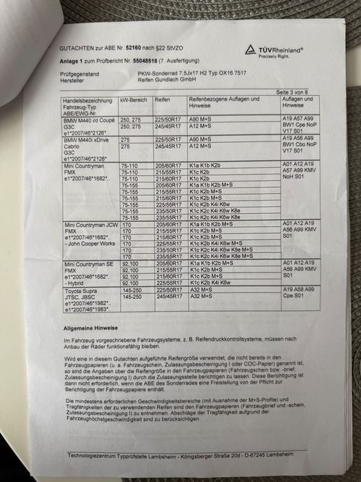 Jante din aliaj OXXO 7,5J×17 ET27 – KBA 52160