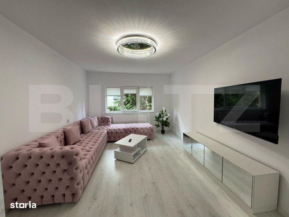 Apartament cu 2 camere, de inchiriat, decomandat, ultracentral, etajul