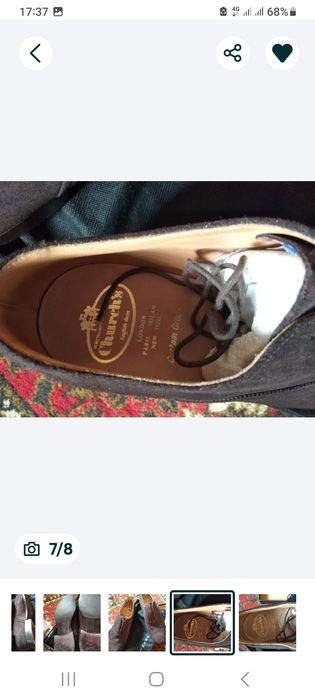 Мужские туфли из замша!