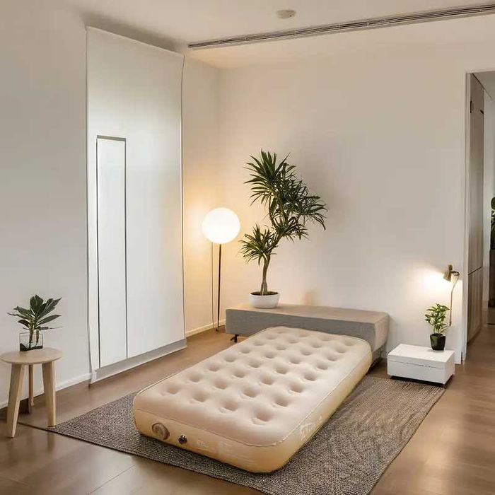 Матрас надувной самонадувающийся Надувная кроват двуспальная с насосом