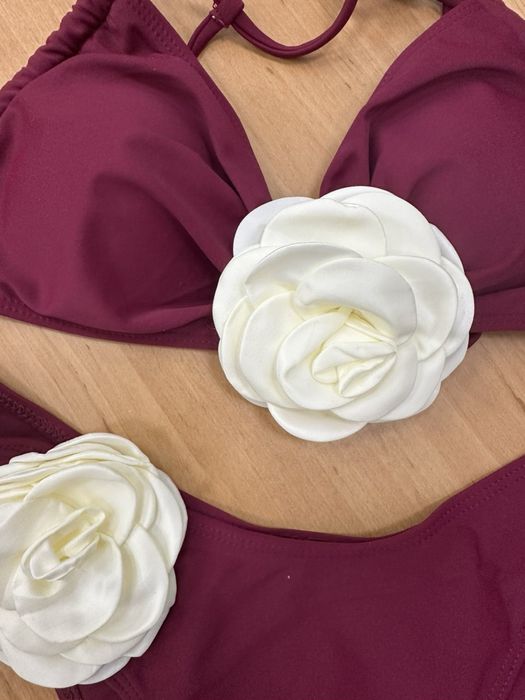 Дамски бански с 3D цветя