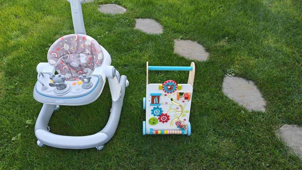 1.Pepita Jolly 4in1 premergator muzical. 2. Ante-premergător lemn