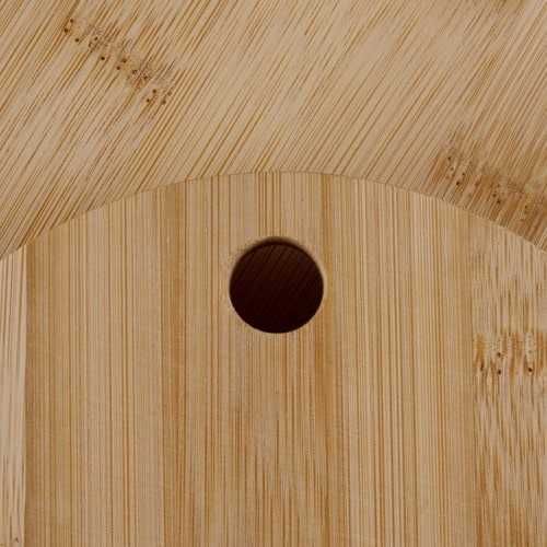 Въртяща се бамбукова дъска за сирена и мезета