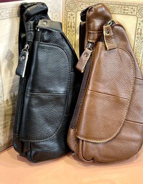 Мъжка чанта, раница ЕСТЕСТВЕНА КОЖА