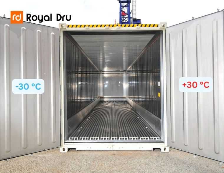 Container frigorific pentru depozitare de 6m si 12m nou, reconditionat