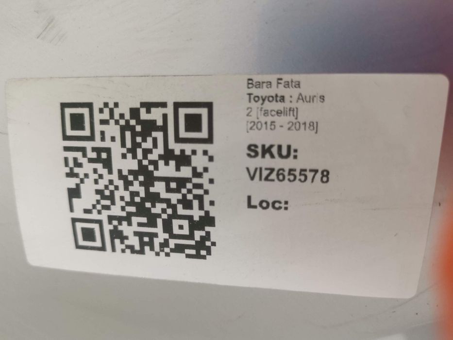 Предна броня Тойота Аурис 2 [фейслифт] / Toyota Auris 2 [facelift] Ори